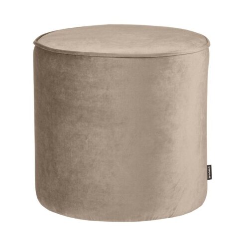 Sara Poef Hoog rond Velvet Khaki 46cm