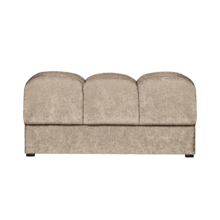 Second Date Hocker Velvet Nougat 82cm