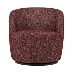 Serra Draaifauteuil Bordeauxrood Melange