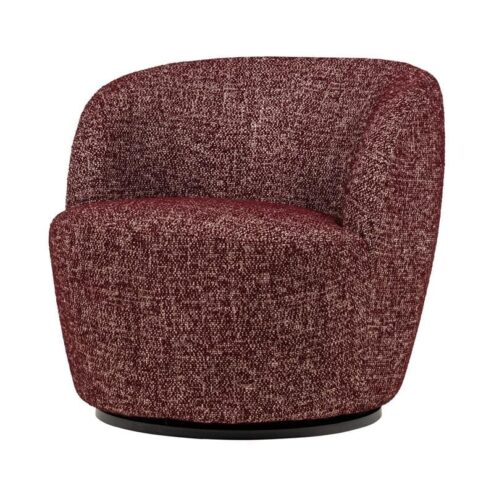 Serra Draaifauteuil Bordeauxrood Melange