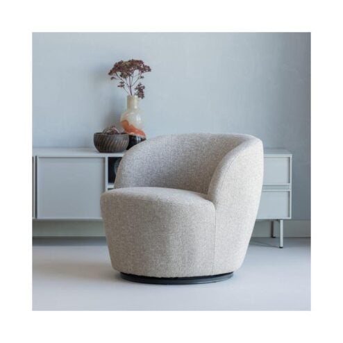 Serra Draaifauteuil Naturel Melange
