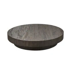 Shield Too Salontafel rond Donkerbruin 100cm