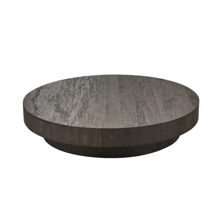 Shield Too Salontafel rond Donkerbruin 100cm