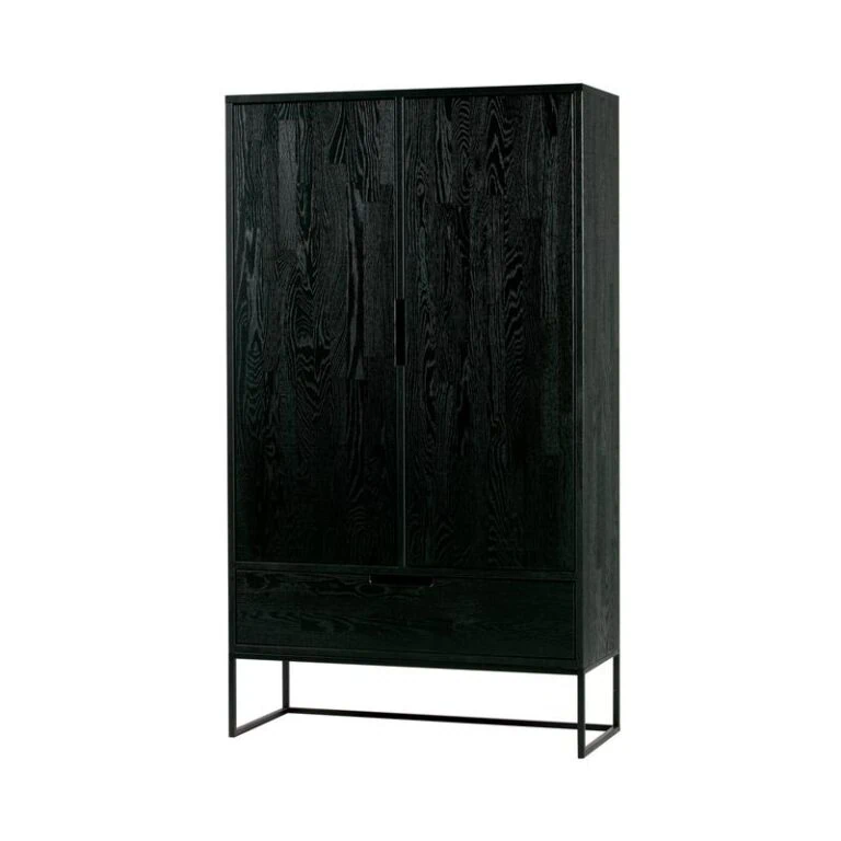 Silas Wandkast 2-Deurs Essen Blacknight 85cm