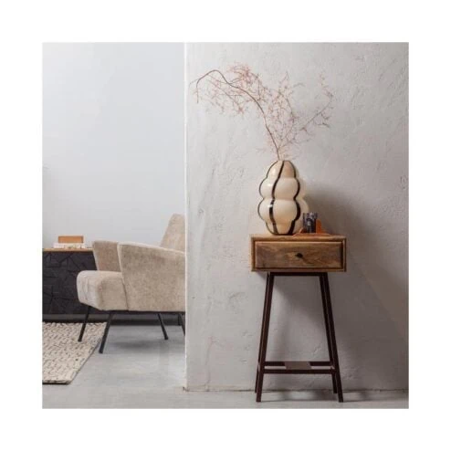 Skybox Sidetable Mangohout Naturel 40cm