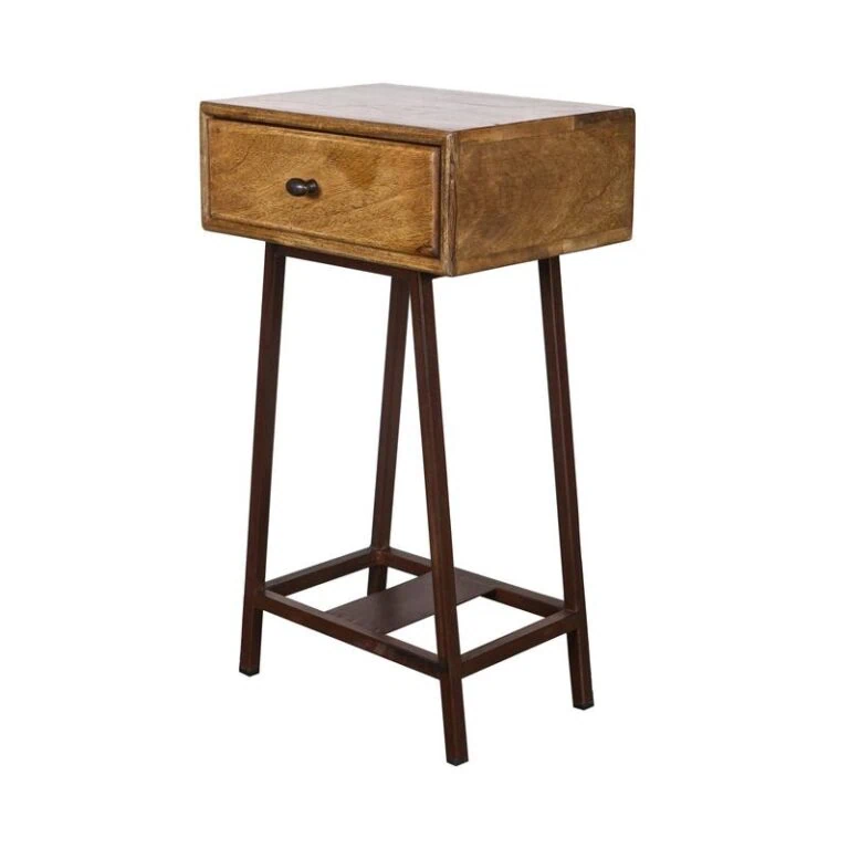 Skybox Sidetable Mangohout Naturel 40cm