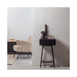 Skybox Sidetable Mangohout Zwart 40cm