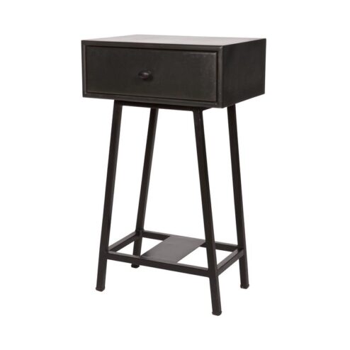 Skybox Sidetable Mangohout Zwart 40cm