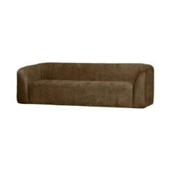 Sloping 3-Zits Bank Structure Velvet Brass 240cm