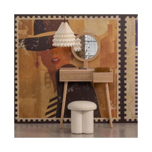 Soof Kaptafel Hout Naturel 70cm