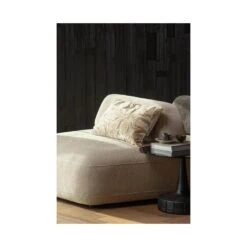 Soya Bijzettafel rond Glas Zwart 60cm