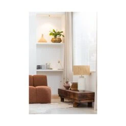 Staes TV Meubel 3 Lades Mangohout Walnoot 180cm