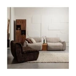 Staes Wandkast Mangohout Walnoot 75cm