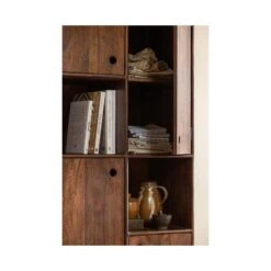 Staes Wandkast Mangohout Walnoot 75cm