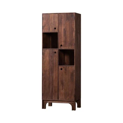 Staes Wandkast Mangohout Walnoot 75cm