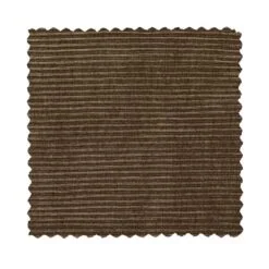 Statement Hocker Ribstof Olijfgroen 80cm