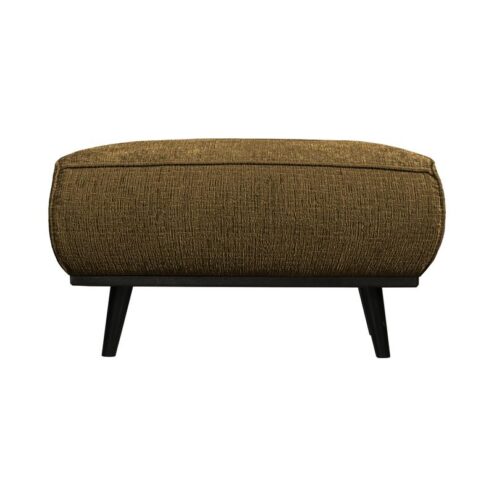 Statement Hocker Structure Velvet Brass 80cm