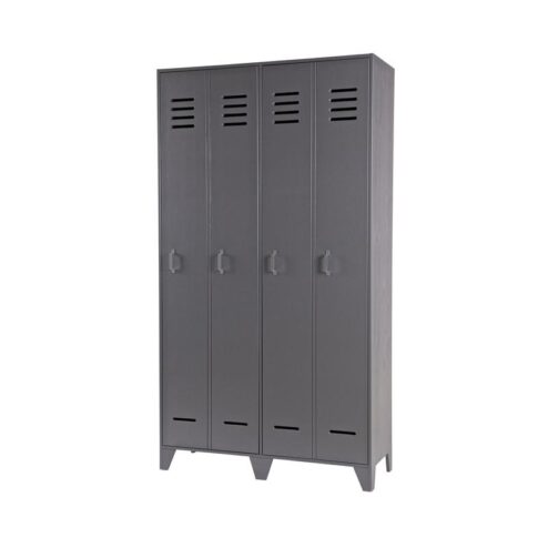 Stijn Lockerkast 2-Deurs Steel Grey 103cm