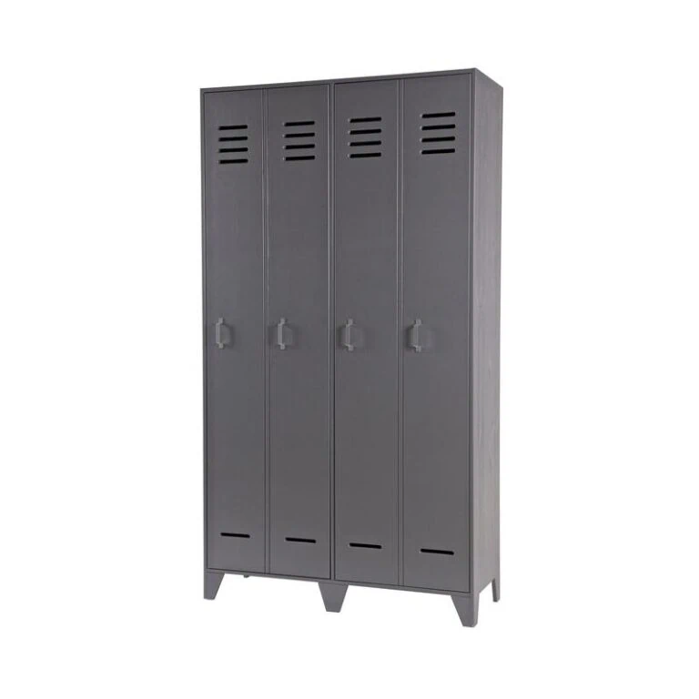 Stijn Lockerkast 2-Deurs Steel Grey 103cm