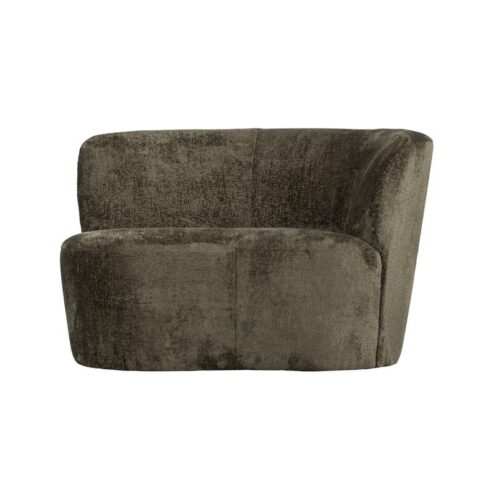 Stone Bankje Rechts Warm Groen 112cm