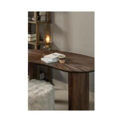 Sun Sidetable organisch Teak Bruin 150cm