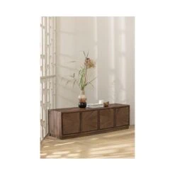 Sun Tv Meubel Teak Bruin 150cm