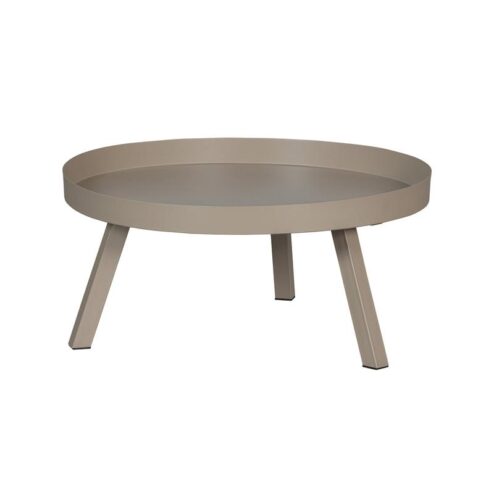 Sunny Tuin Bijzettafel rond Metaal Mist 68cm