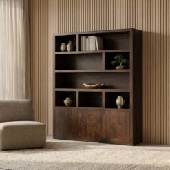 Sven Boekenkast XL walnoot 160cm