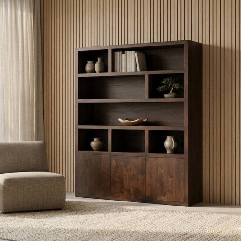 Sven Boekenkast XL walnoot 160cm