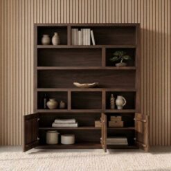 Sven Boekenkast XL walnoot 160cm