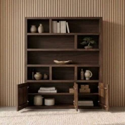 Sven Boekenkast XL walnoot 160cm