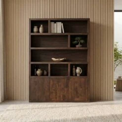 Sven Boekenkast XL walnoot 160cm