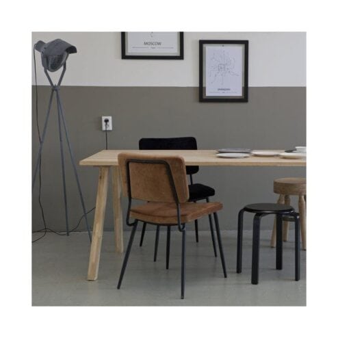 Tablo A Vorm Poot Eiken Set van 2