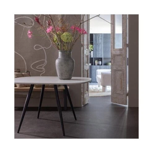 Tablo Eetkamerbank Eiken met Utrecht Poot 160cm