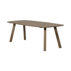 Tablo Eettafel deens ovaal DL Eikenhout cashmere brown 220cm