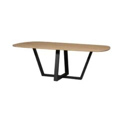 Tablo Eettafel organisch DL Eikenhout naturel 220cm