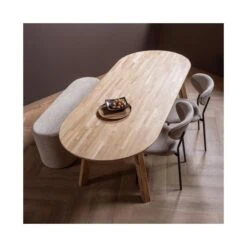 Tablo Eettafel ovaal VL Eikenhout naturel 220cm