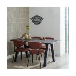 Tablo Eettafel rechthoek Eikenhout mystic brown 160cm