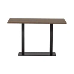 Tablo Eettafel rechthoek VL Eikenhout cashmere brown 120cm