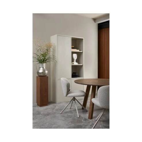 Tablo Eettafel rond DL Eikenhout cashmere brown 120cm