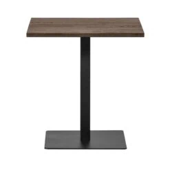 Tablo Eettafel vierkant VL Eikenhout cashmere brown 80cm