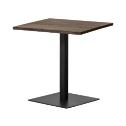 Tablo Eettafel vierkant VL Eikenhout cashmere brown 80cm