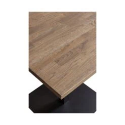 Tablo Eettafel vierkant VL Eikenhout cashmere brown 80cm