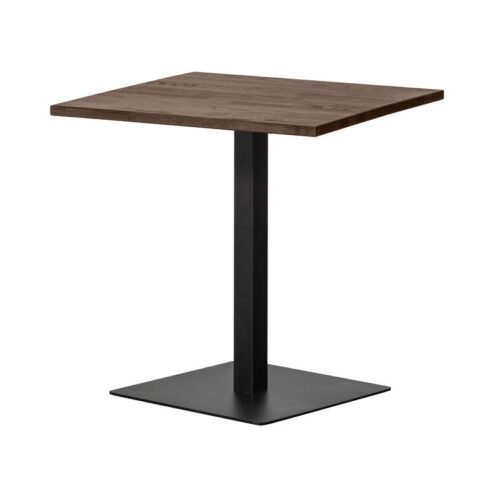 Tablo Eettafel vierkant VL Eikenhout cashmere brown 80cm