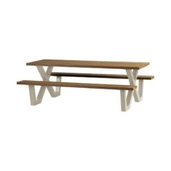 Tablo Picknicktafel Ayoushout met zand poot
