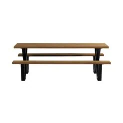 Tablo Picknicktafel Ayoushout met zwarte poot