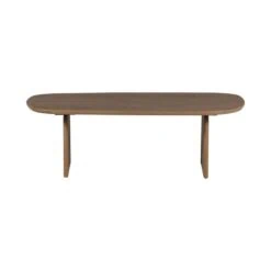 Tablo Salontafel organisch Eikenhout cashmere brown 110cm