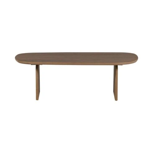 Tablo Salontafel organisch Eikenhout cashmere brown 110cm