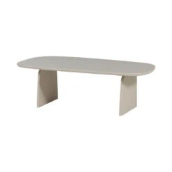 Tablo Salontafel organisch Eikenhout dakargrau 110cm