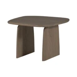 Tablo Salontafel organisch Eikenhout pebble grey 60cm